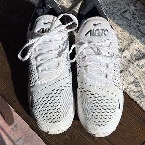 Nike Air 270 White and Black Sneakers